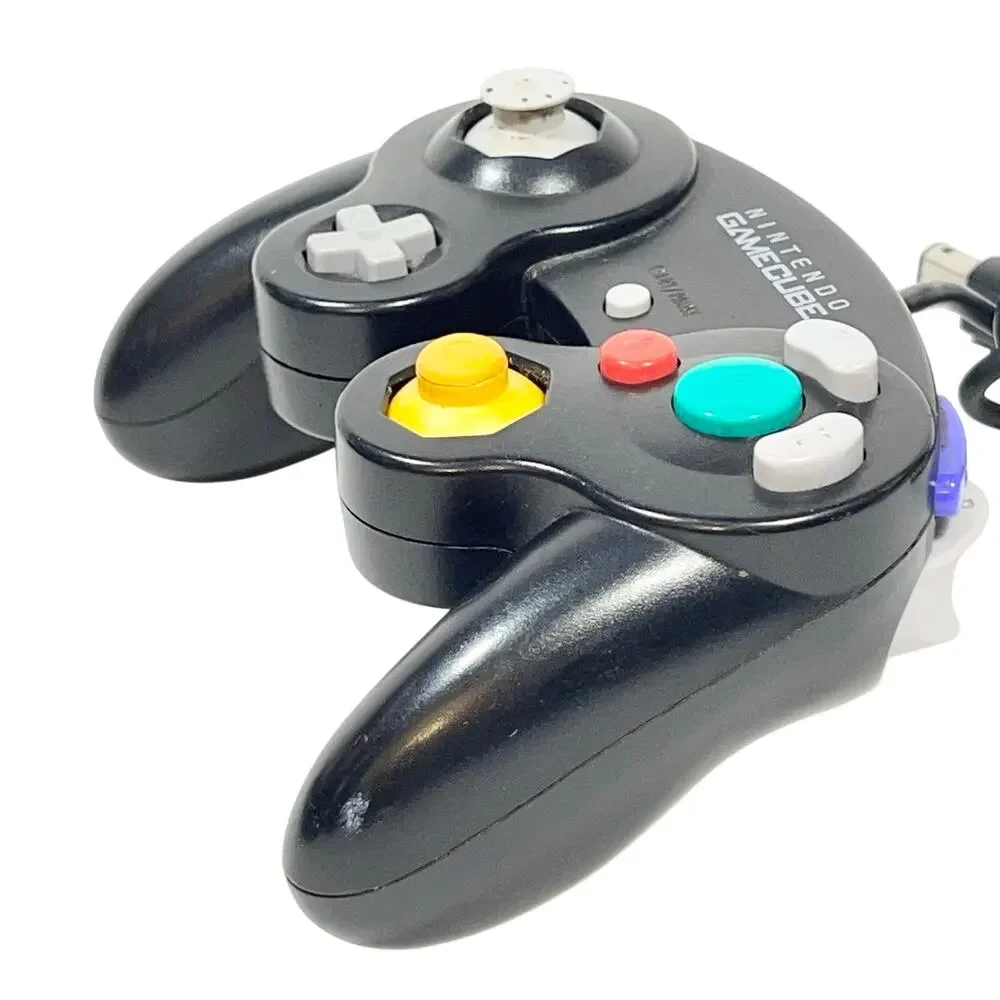 Nintendo GameCube Controller Black OEM DOL-003 GC Working